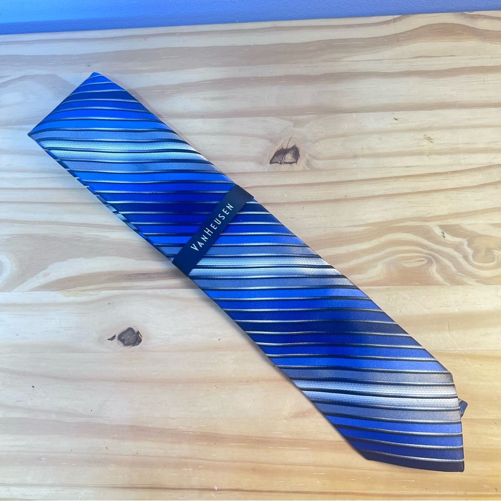 *2/$30* Van Heusen Blue Striped Tie NWT